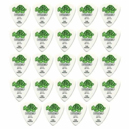24 x Jim Dunlop Tortex Wedge 0.88mm Guitar Picks 424R USA Bulk Pack
