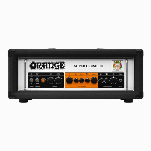 Orange Super Crush 100 Guitar Head - Black