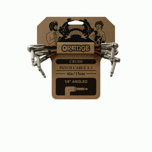 Orange CA038 Crush 6" Patch Cable 3 Pack