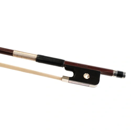 Gottfried Sturm Pernambuco Round Viola Bow with Ebony Frog and Silver Grip