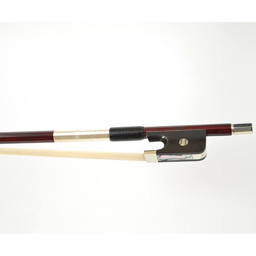 W. Dorfler Pernambuco Octagonal Viola Bow with Ebony Frog and Metal Winding