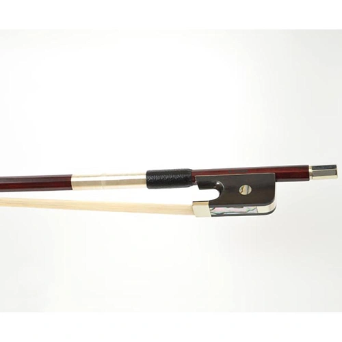 W. Dorfler Pernambuco Octagonal Viola Bow - Ebony Frog, Metal Winding