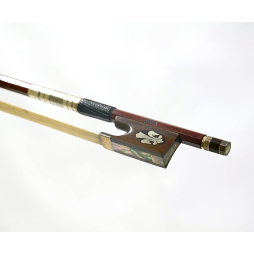 Violin Bow FPS Round Snakewood 4/4 Student Bow with Ebony Frog and Self-Locking Mortise Wedge