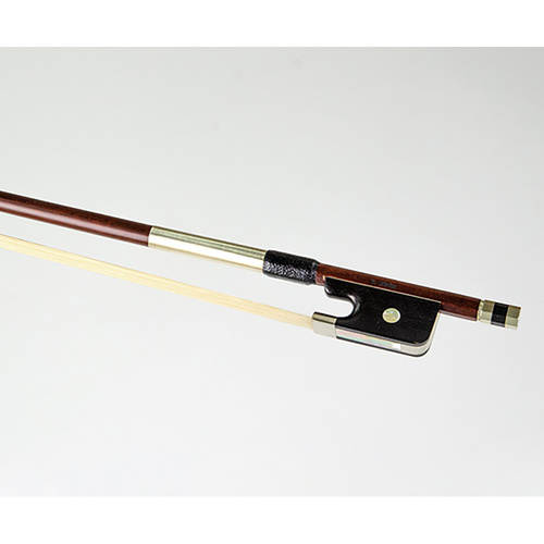 Dorfler Pernambuco Round Cello Bow with Ebony Frog and Metal Winding