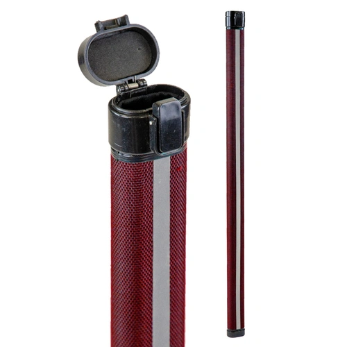 Bow Case TG Aluminium/Cloth for Violin or Cello in Red