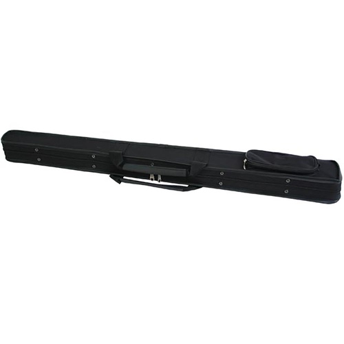 Violin Bow Case with Cover and Strap - Weatherproof Black, Reinforced Handles, 1kg