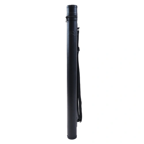 HQ Microfibre Bow Tube for Violin, Viola, Cello - Black, Double, Scratch Resistant, Adjustable Strap, Padded Interior, YKK Zippered End