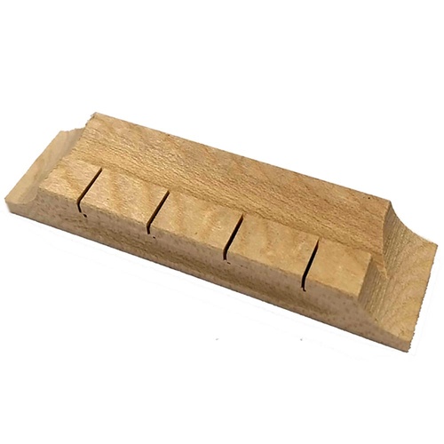 Maple Ukulele Bridge - 73 x 20mm, 10mm Fret Height, 39mm String Spacing, Made in Germany
