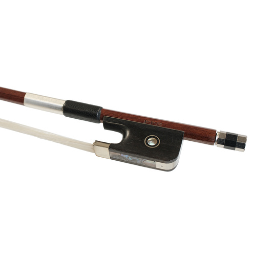 FPS Mini Cello Bow - Student Training Bow 305mm with Ebony Frog and Genuine Bow-Hair