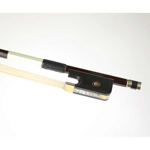 FPS Pernambuco Octagonal Cello Bow - Student Quality, Ebony Frog, Strong Flexible Stick
