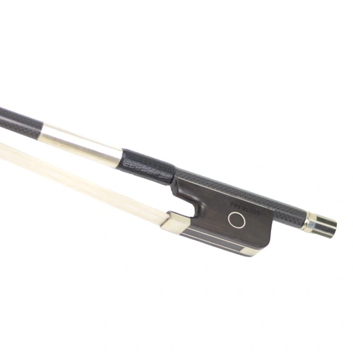 Cello Bow FPS Blade I Carbon with Piano Key Button, Ebony Frog, Nickel-Silver Fittings