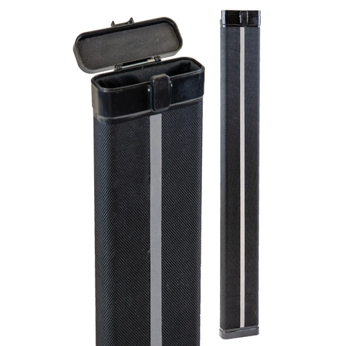 Double Bass Bow Case for French/German Bows - Aluminum, Black