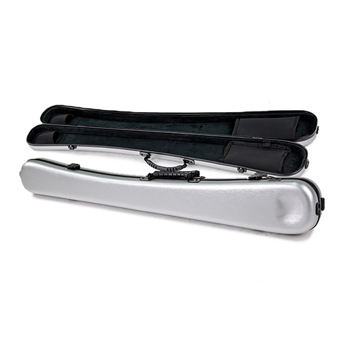Double Bass Bow Case TG Aluminium Black German/French