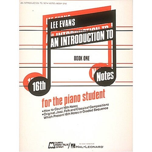 Introduction To 16th Notes Book 1 (Softcover Book)