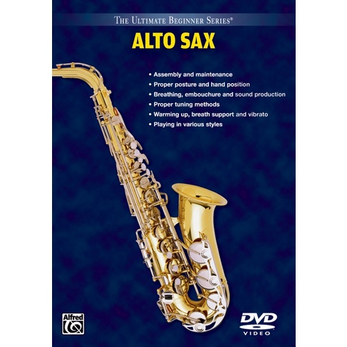 Ultimate Beginner Alto Sax DVD