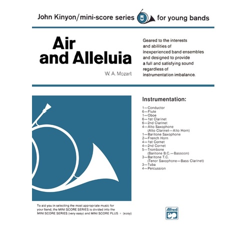 Air and Alleluia Concert Band Sheet Music Grade 1