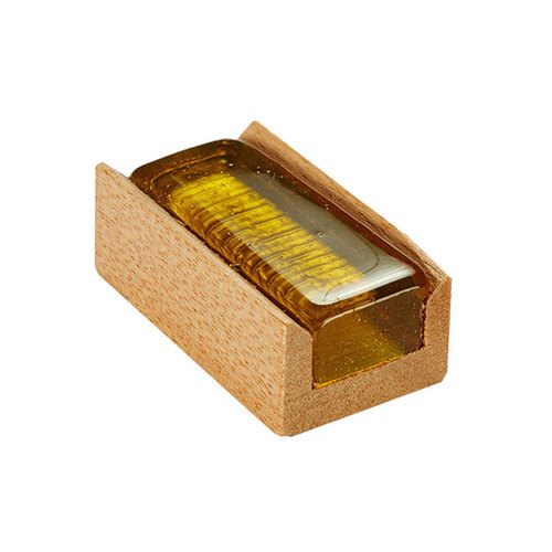 Luthiers Choice 904R Amber Woodframe Light Rosin for Violin & Viola, Hypo-Allergenic, Made in USA