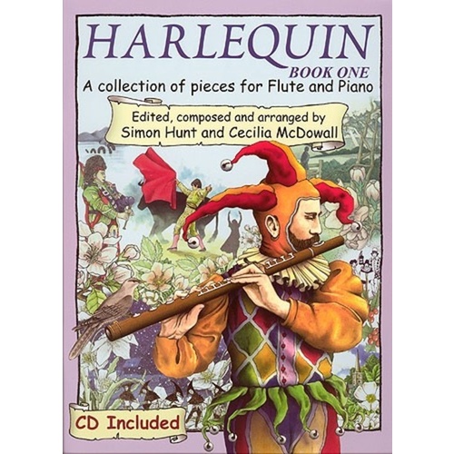 HARLEQUIN Book 1 FLUTE/PIANO Book/CD