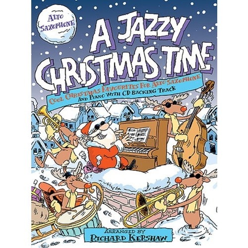 Jazzy Christmas Time Alto Sax Book/CD