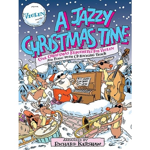 Jazzy Christmas Time Violin Book/CD