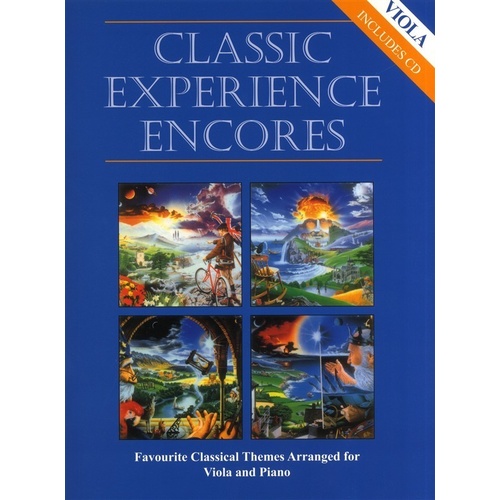CLASSIC EXPERIENCE ENCORES VIOLA/PIANO Book/CD