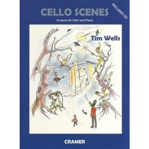 WELLS - CELLO SCENES 10 PIECES CELLO/PIANO Book/CD