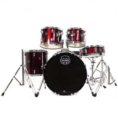 Mapex Prodigy DrumKit Dark Red Fusion Kit (20B 10T 12T 14F 14S)