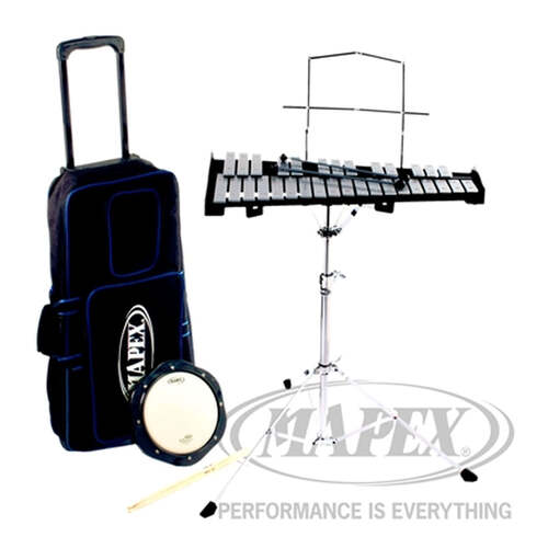 Mapex Education Pack 32 Note Bell Kit w/ Practice Pad & Bag