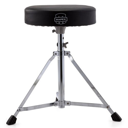 Mapex T400 Single Braced 3-Leg 2.5" Cushion Round Throne (12" x 2.5")