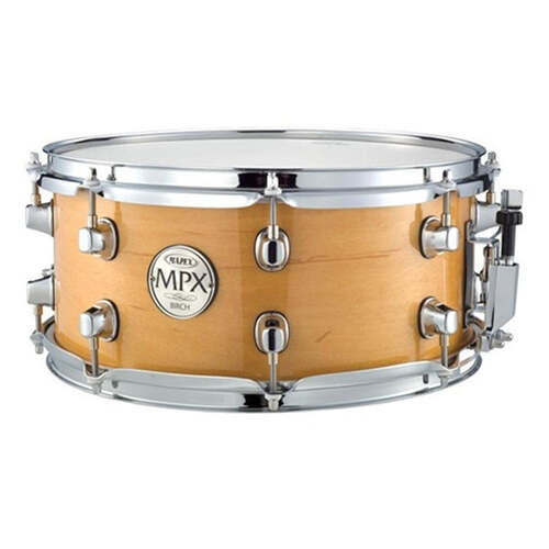 Mapex MPX Snare Drum Birch 14x5.5inch Gloss Natural w/ Chrome Hardware