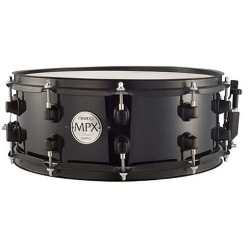 Mapex MPX Snare Drum Maple 14x5.5inch Midnight Black w/ Black Hardware