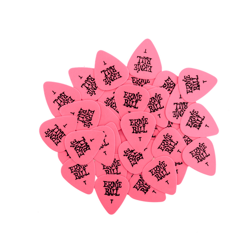 Ernie Ball Thin Pink Cellulose Picks, bag of 144  
