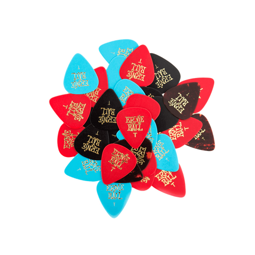 Ernie Ball Thin Assorted Cellulose Picks, bag of 144  