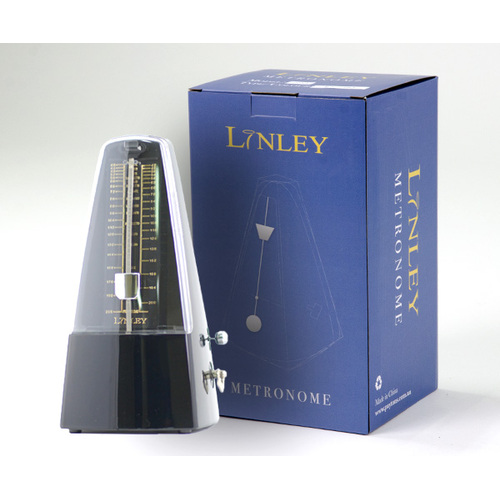 Linley Metronome Plastic with Bell-Classic-GlossBlack