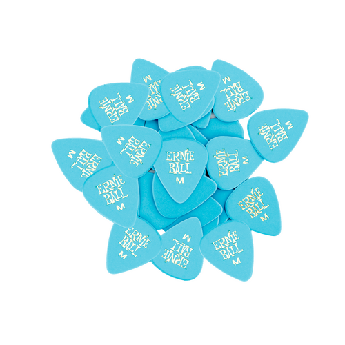 Ernie Ball Medium Blue Cellulose Picks, bag of 144  