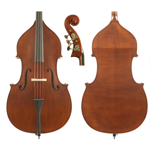 Gliga IF French-Style 3/4 Bass - Solid Spruce Top, Sycamore Maple Back, Ebony Fingerboard, Made in Romania