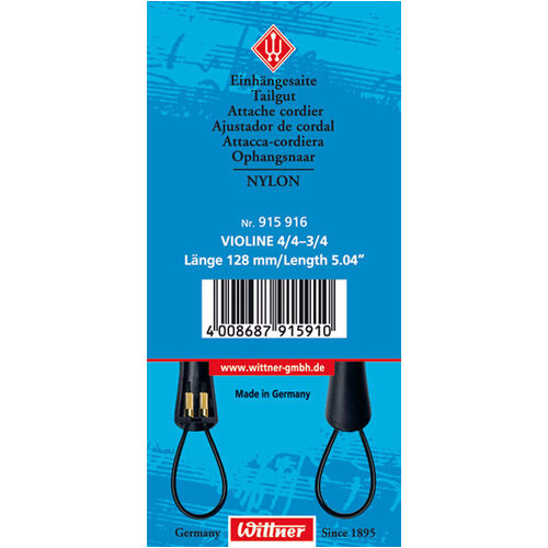 Wittner Nylon Tailpiece Hanger for Violin 4/4 or 3/4 size