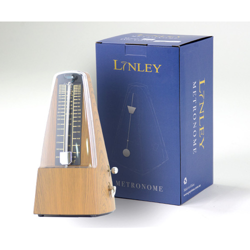 Linley Metronome Plastic-with Bell-Classic-Teak Finish
