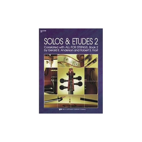 Solos and Etudes Book 2 - Score for Violin, Viola, Cello, and String Bass