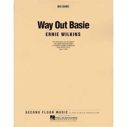 Way Out Basie Gr 4-5 Arr Wilkins (Music Score/Parts)