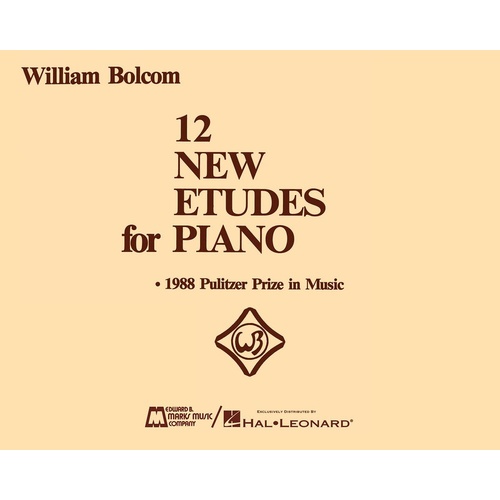 12 New Etudes For Piano (Softcover Book)