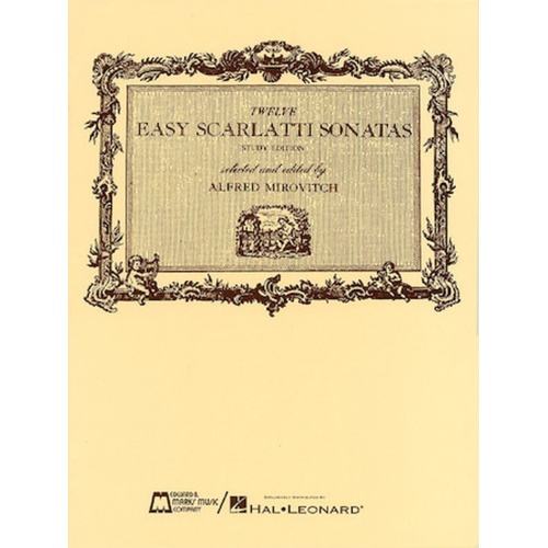 12 Easy Scarlatti Sonatas For Piano