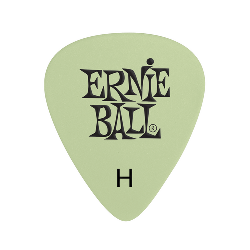 Ernie Ball Super Glow Cellulose Heavy Picks, Bag of 12