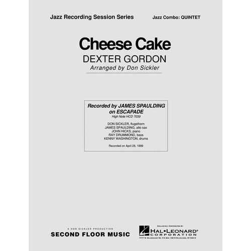 Cheesecake Arr Sickler Quintet Sfmjc4-5 (Music Score/Parts)