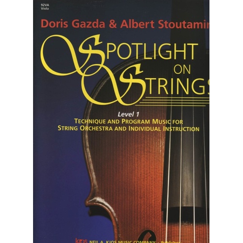 Spotlight on Strings Book 1 for Viola
