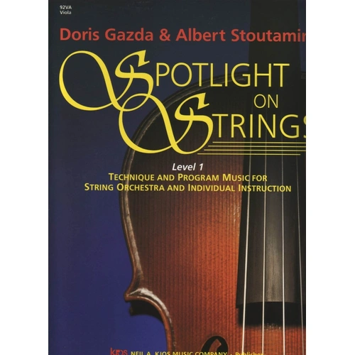 Spotlight on Strings Book 1 for Viola - Neil A. Kjos Music Company - 36 Pages