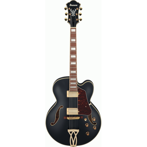 Ibanez AF75G BKF Artcore Electric Guitar Black Flat