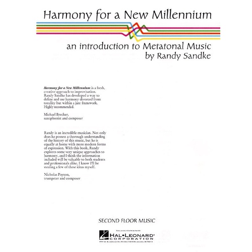Harmony For A New Millennium Metatonal Music (Book)