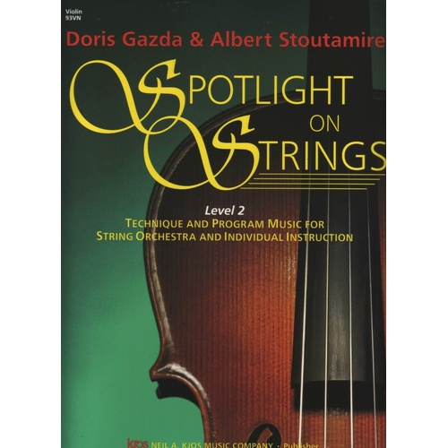 Spotlight on Strings Book 2 for Violin