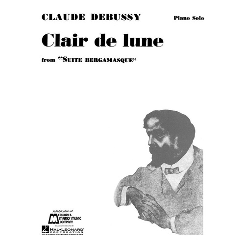 Clair De Lune Adv Piano (Softcover Book)